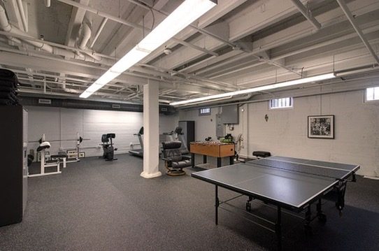 The Ignertia Building, shared basement recreation room