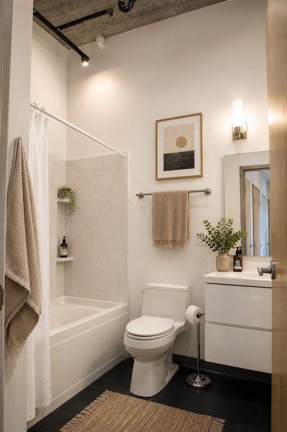 Norbridge Building, finished bathroom