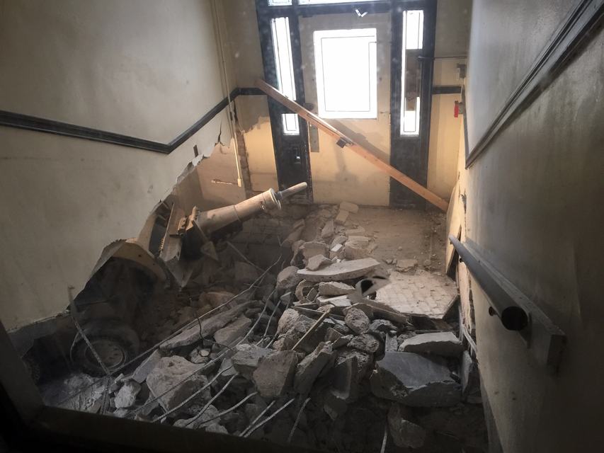 Walbridge Common, interior demolition
