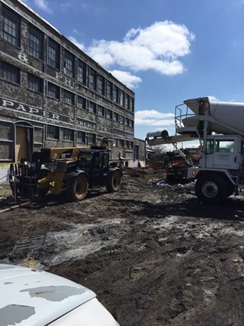 Walbridge Common, exterior construction