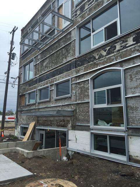Walbridge Common, exterior nearly complete