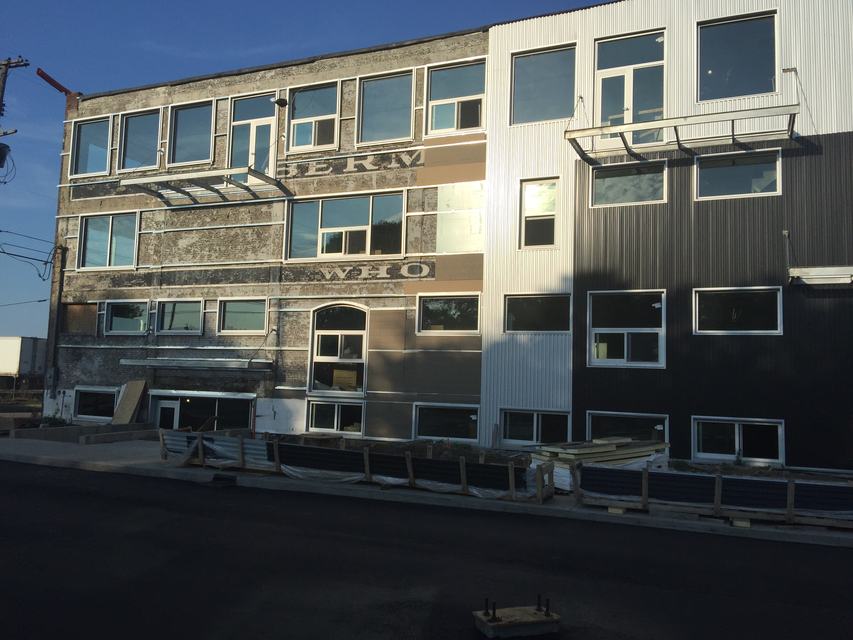 Walbridge Common, exterior final construction